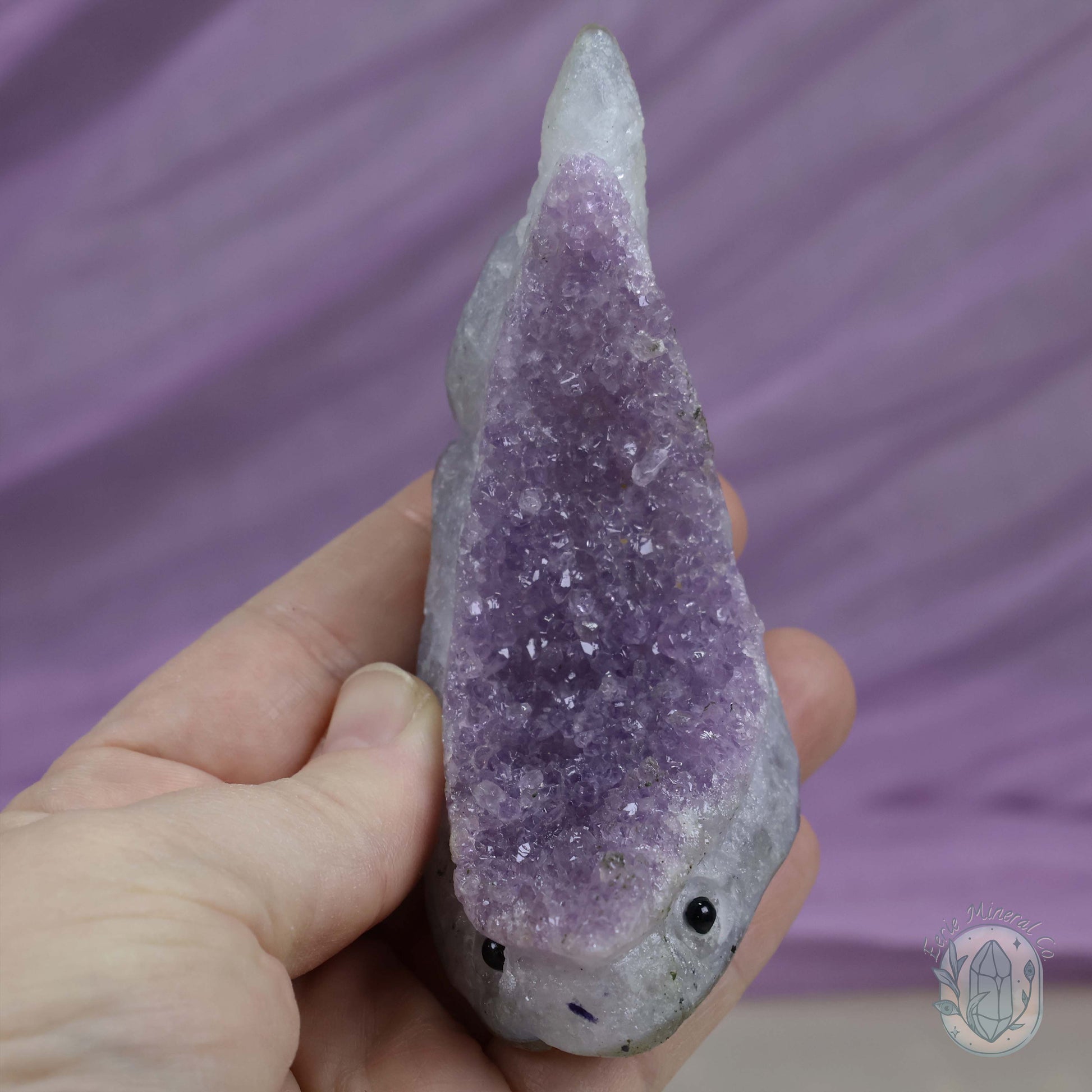 Amethyst Fish Carving "Crystal Cutie"