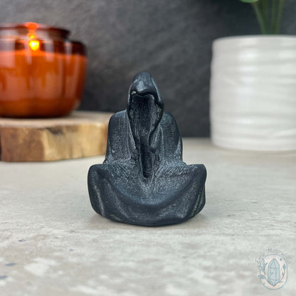 Black Obsidian Mini Grim Reaper Carvings
