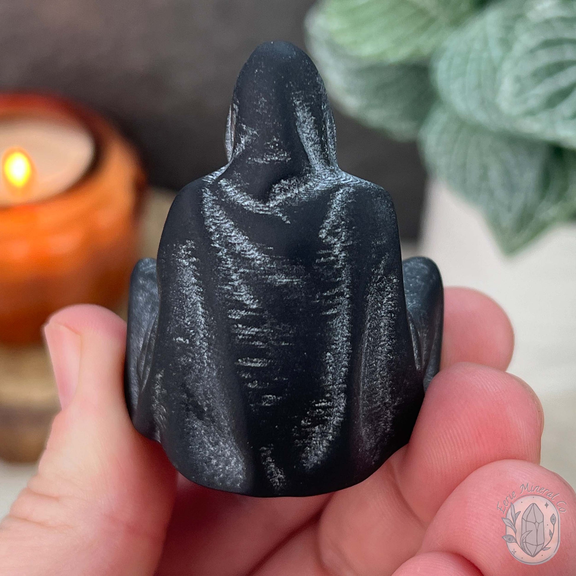 Black Obsidian Mini Grim Reaper Carvings