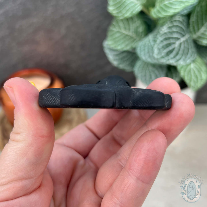 Black Obsidian Mini Octopus Matte Finish Carvings