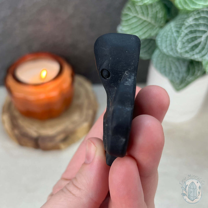 Black Obsidian Mini Octopus Matte Finish Carvings