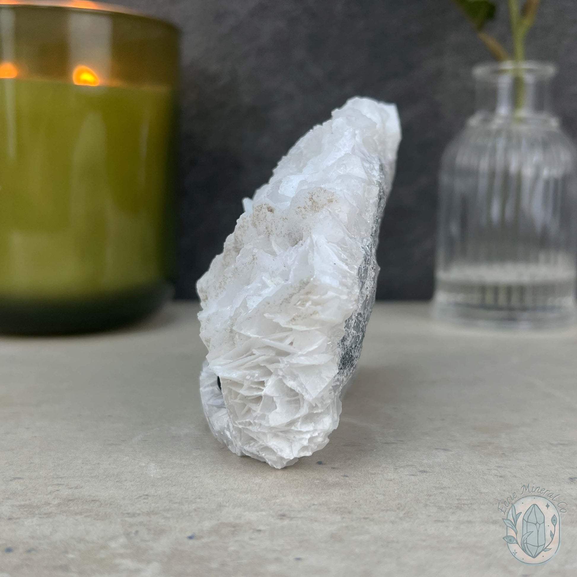 UV Reactive Bladed or Paper Calcite Pet Rock Carving