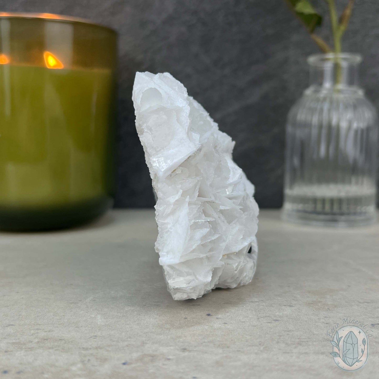 UV Reactive Bladed or Paper Calcite Pet Rock Carving