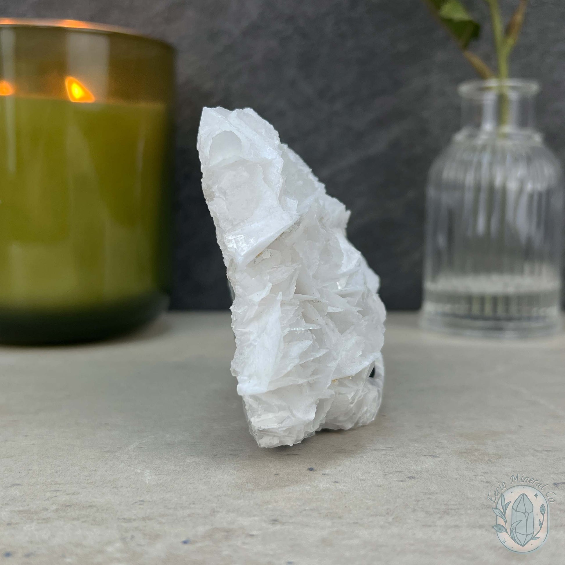 UV Reactive Bladed or Paper Calcite Pet Rock Carving