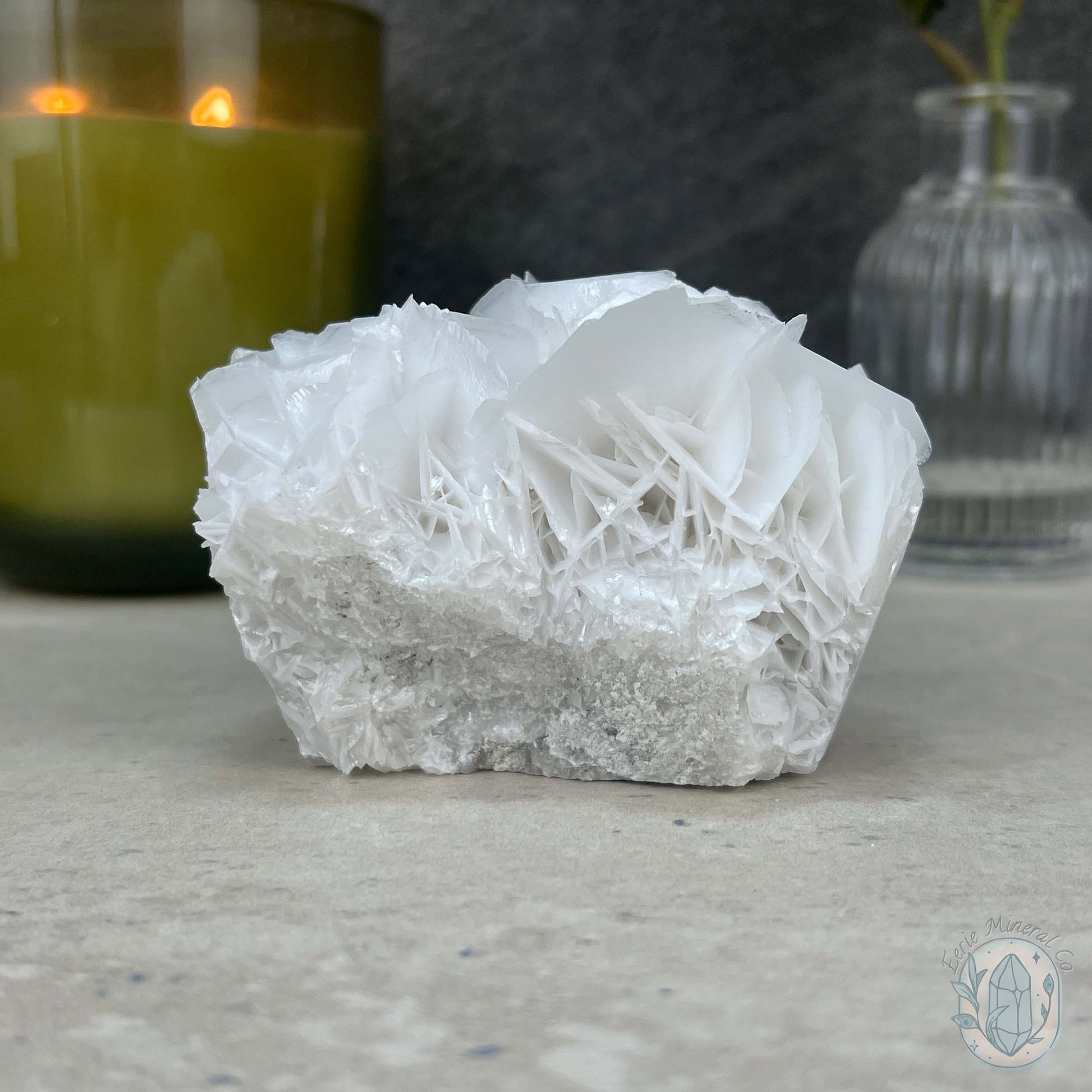 UV Reactive Bladed or Paper Calcite Pet Rock Carving