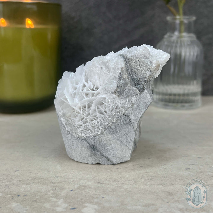 UV Reactive Bladed or Paper Calcite Pet Rock Carving