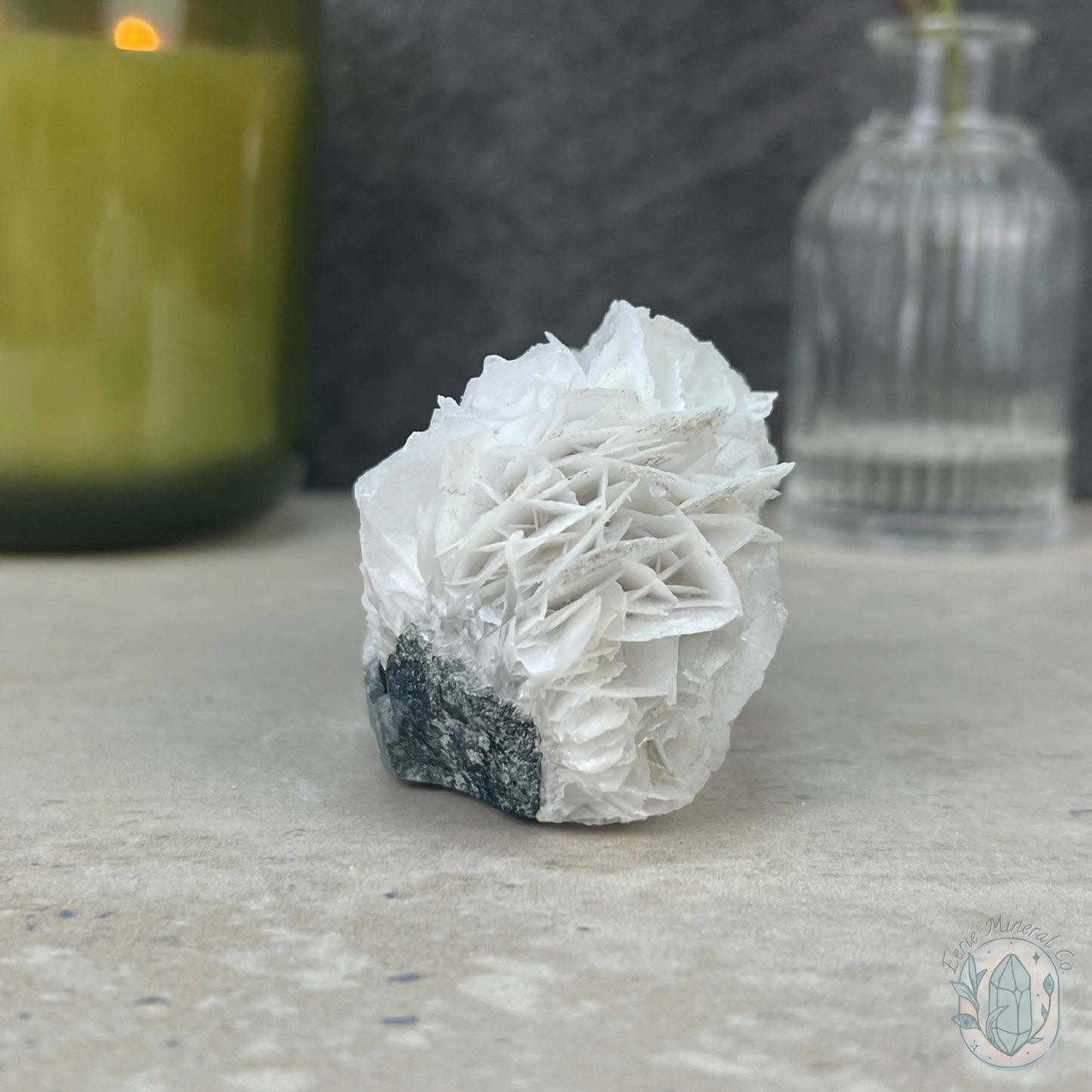 UV Reactive Bladed or Paper Calcite Pet Rock Carving