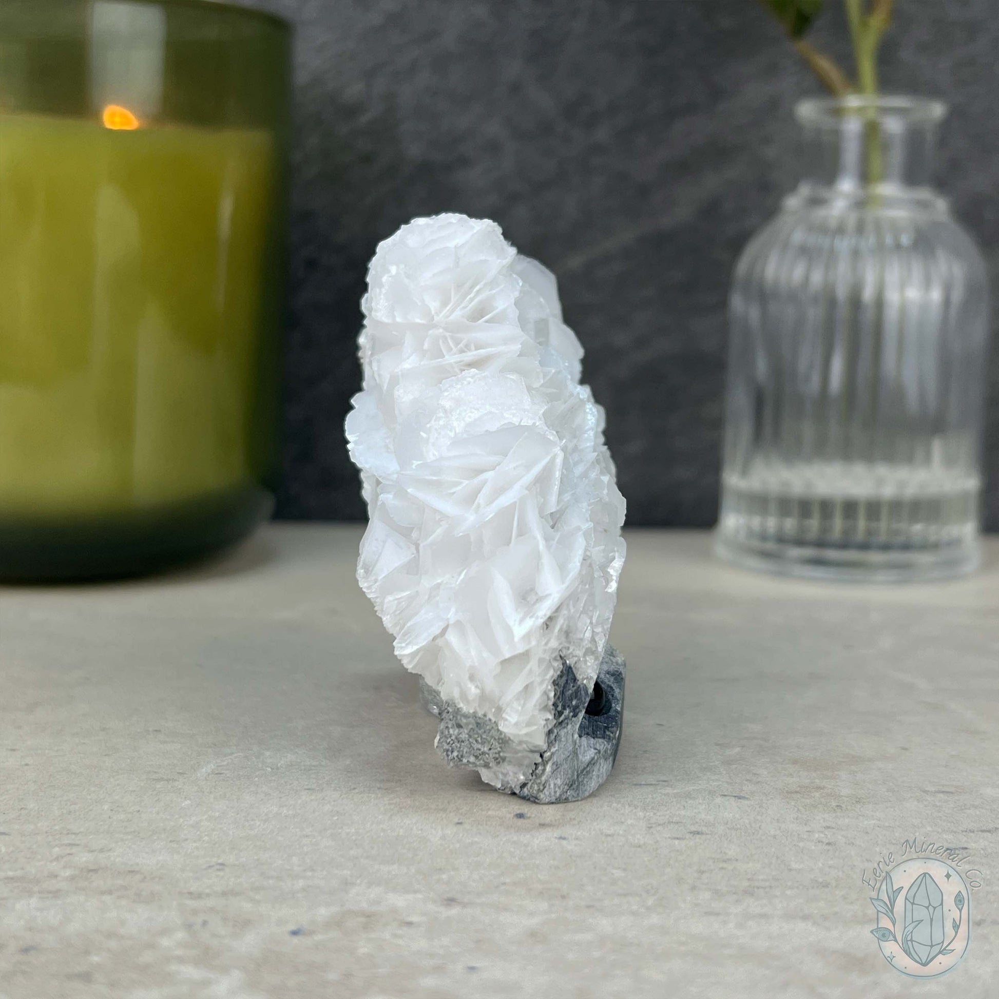 UV Reactive Bladed or Paper Calcite Pet Rock Carving