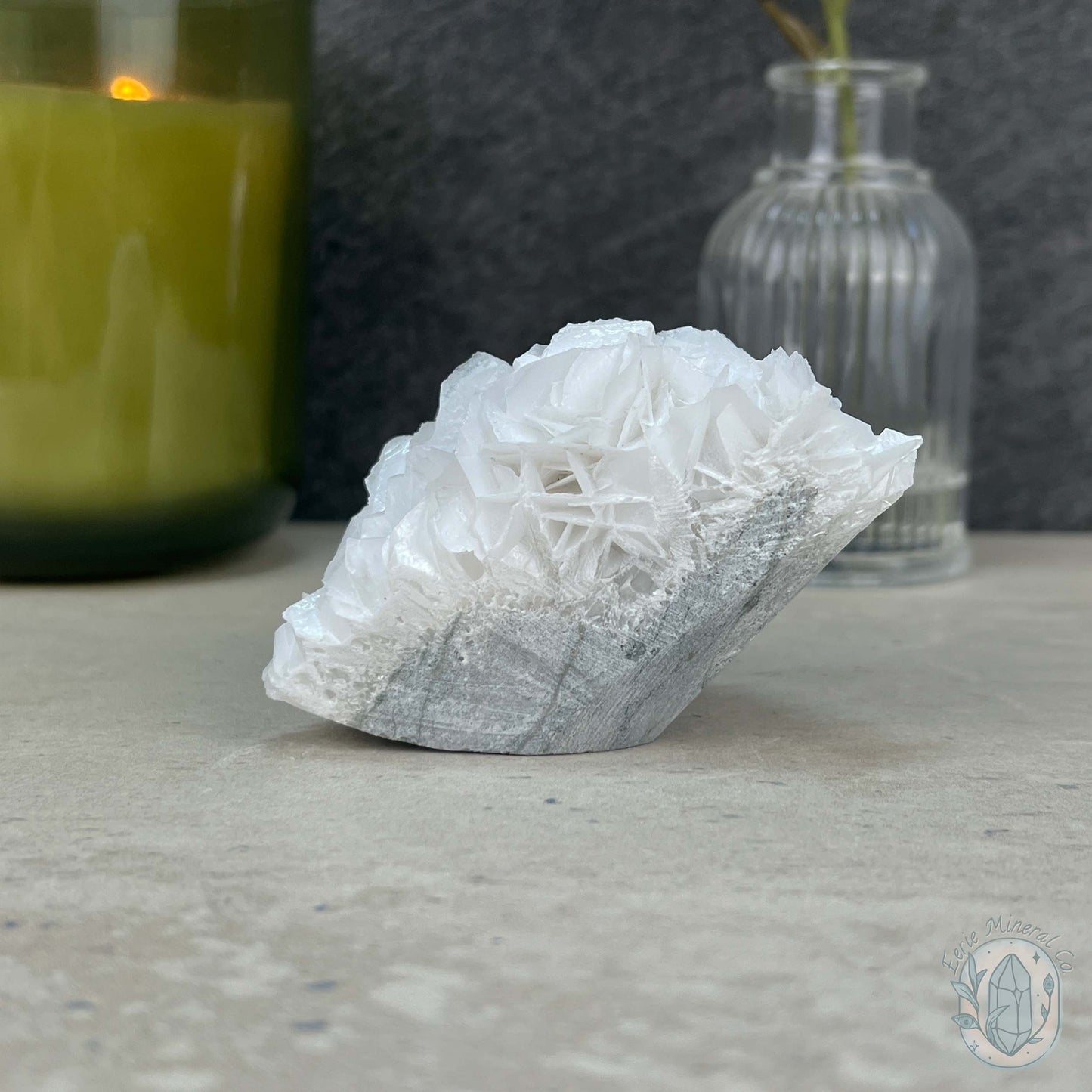 UV Reactive Bladed or Paper Calcite Pet Rock Carving