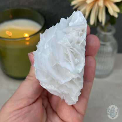 UV Reactive Bladed or Paper Calcite Pet Rock Carving