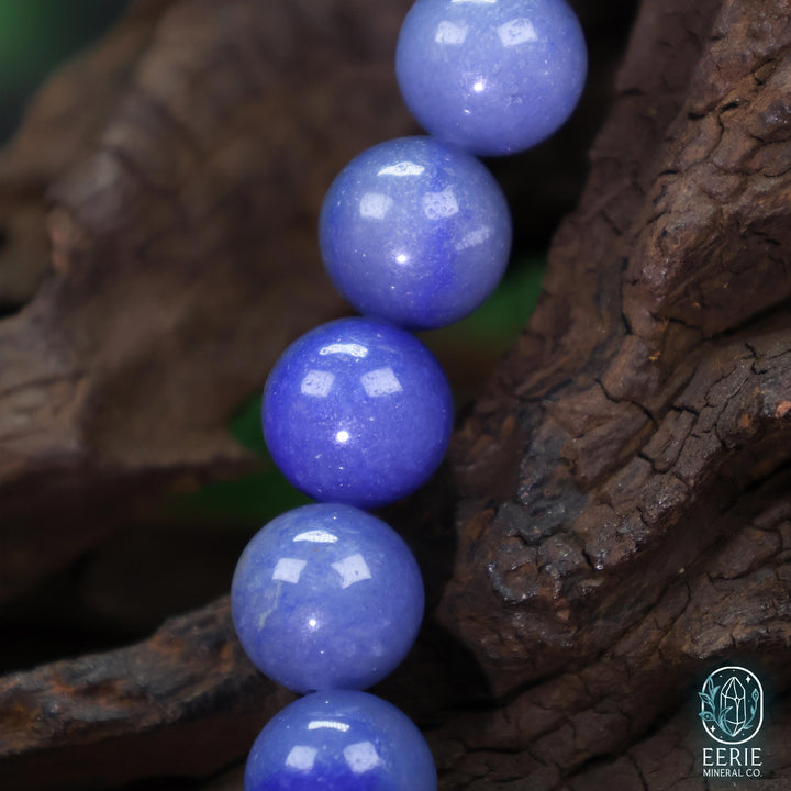 Blue Aventurine Beaded Gemstone Boho Stretch Bracelet