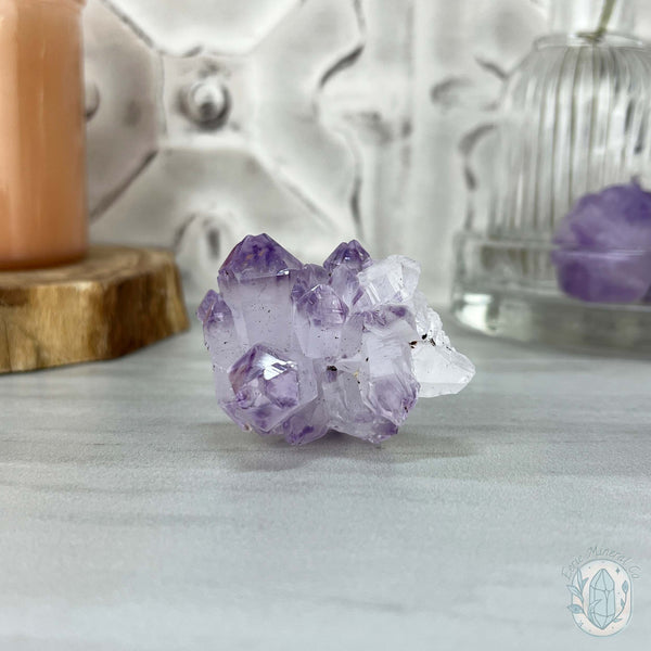 Brazilian Phantom Amethyst Crystal Cluster