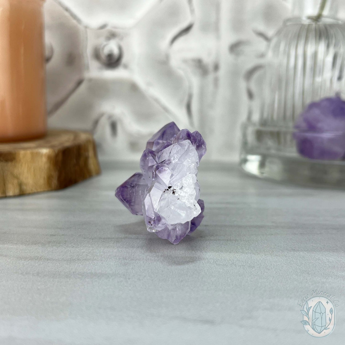 Brazilian Phantom Amethyst Crystal Cluster