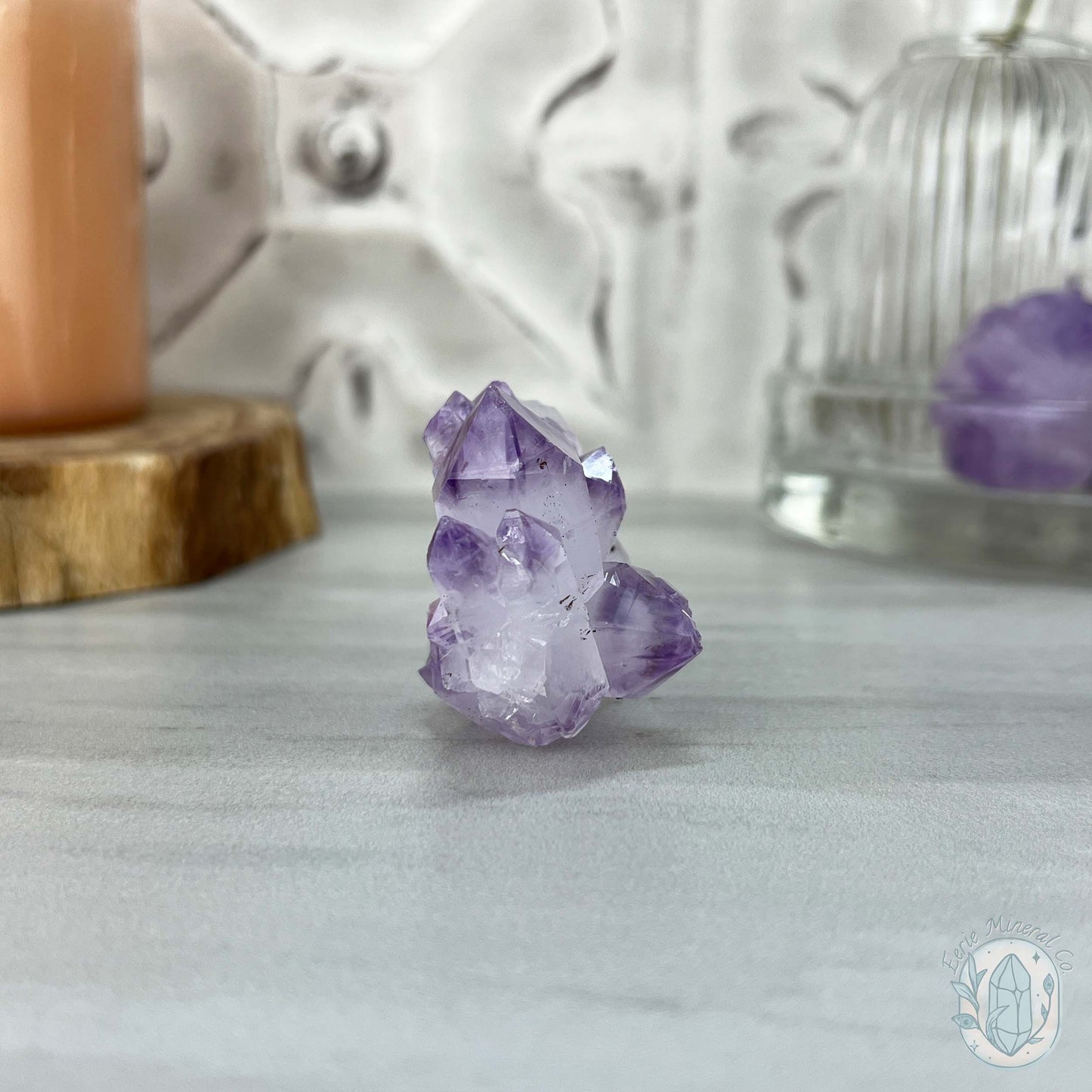 Brazilian Phantom Amethyst Crystal Cluster