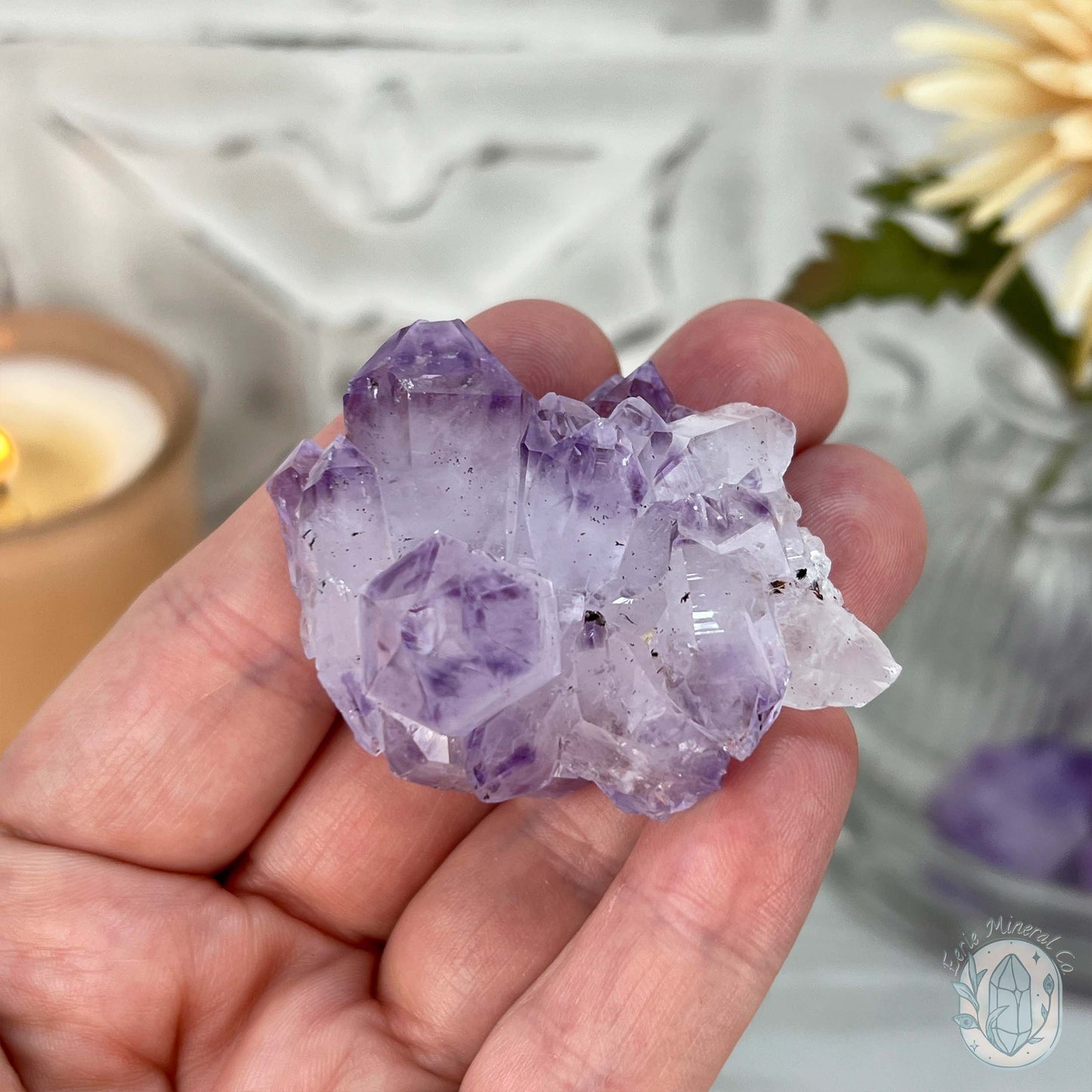 Brazilian Phantom Amethyst Crystal Cluster