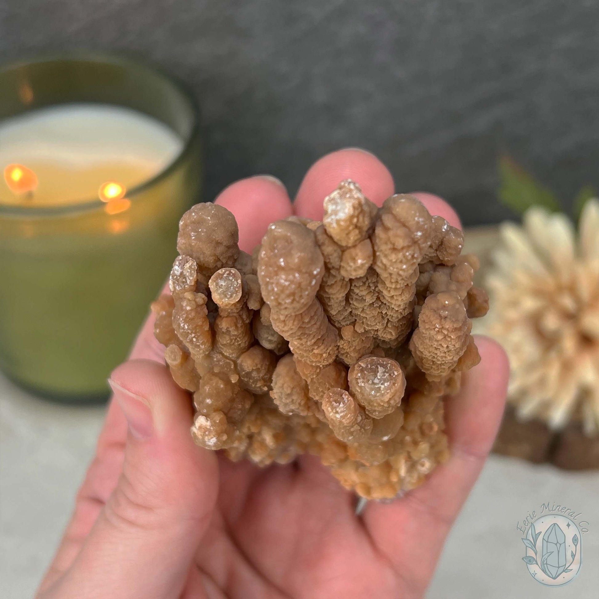 Natural Cave Calcite Stalactite Specimen