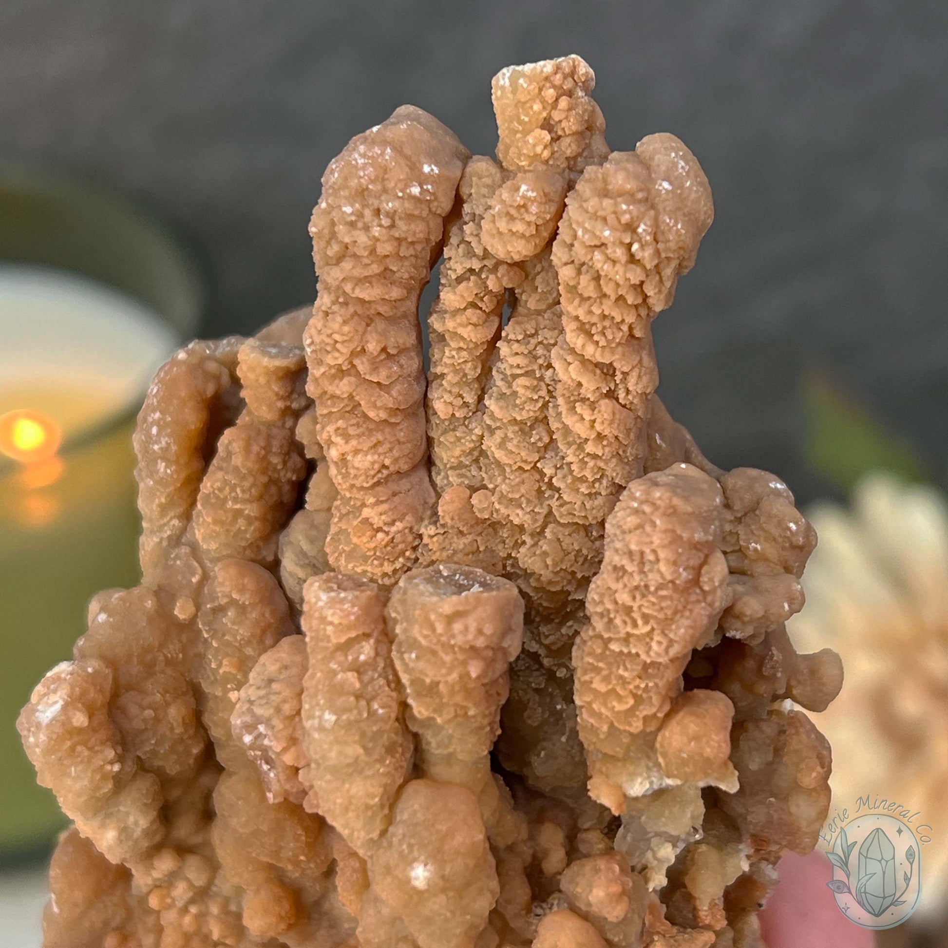 Natural Cave Calcite Stalactite Specimen