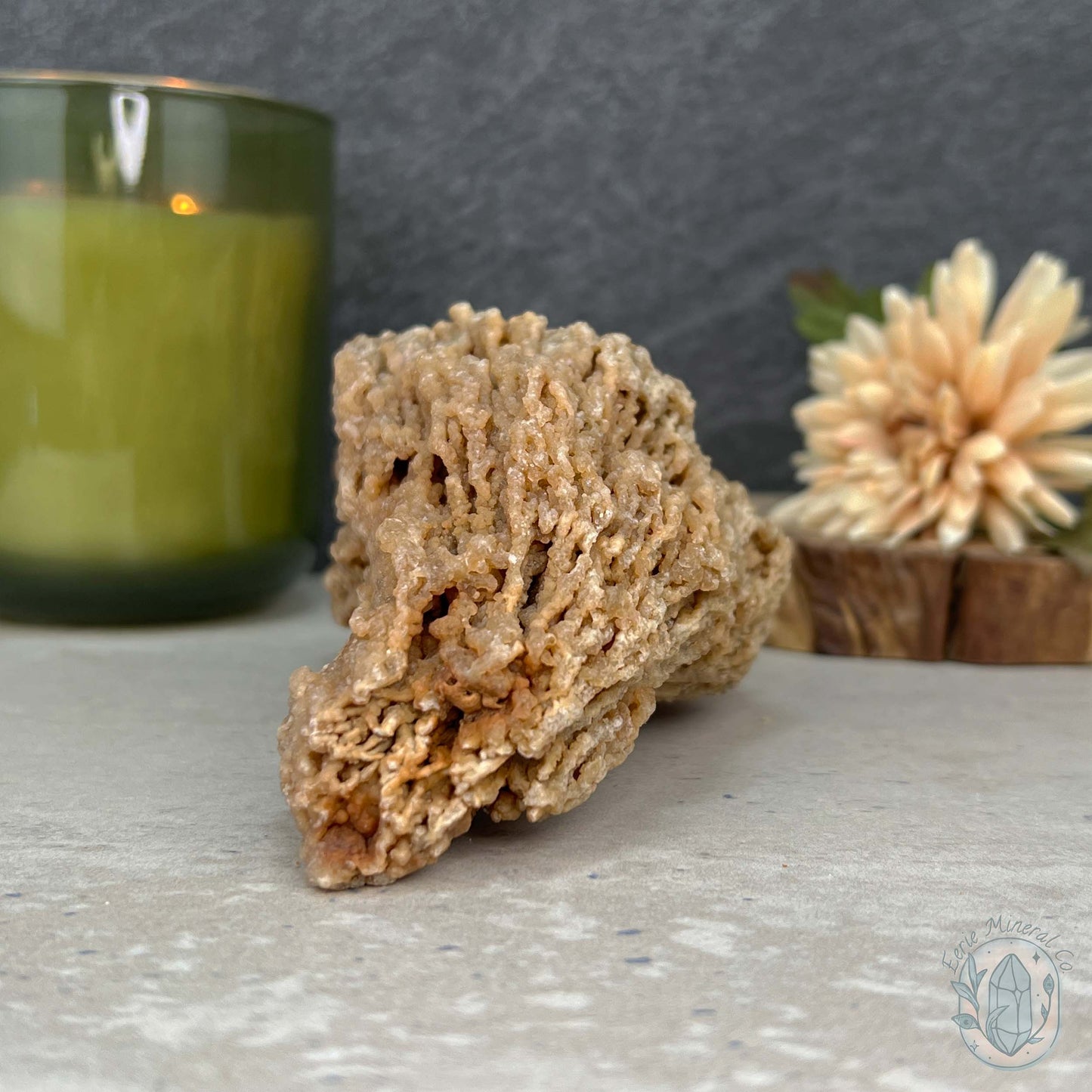 Druzy Calcite Cave Stalactite Specimen