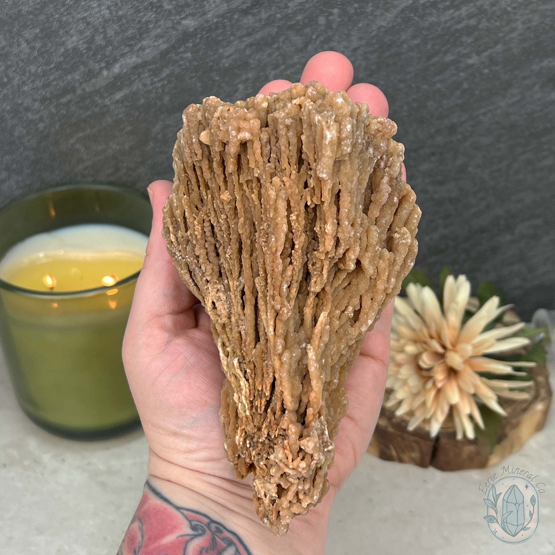 Druzy Calcite Cave Stalactite Specimen