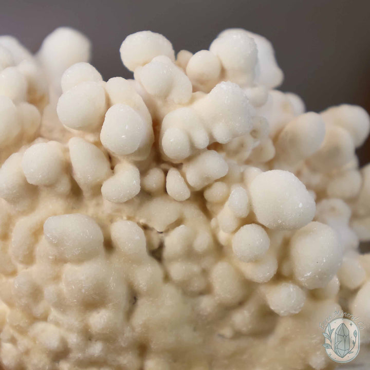 White Druzy Calcite Cave Stalactite Specimen