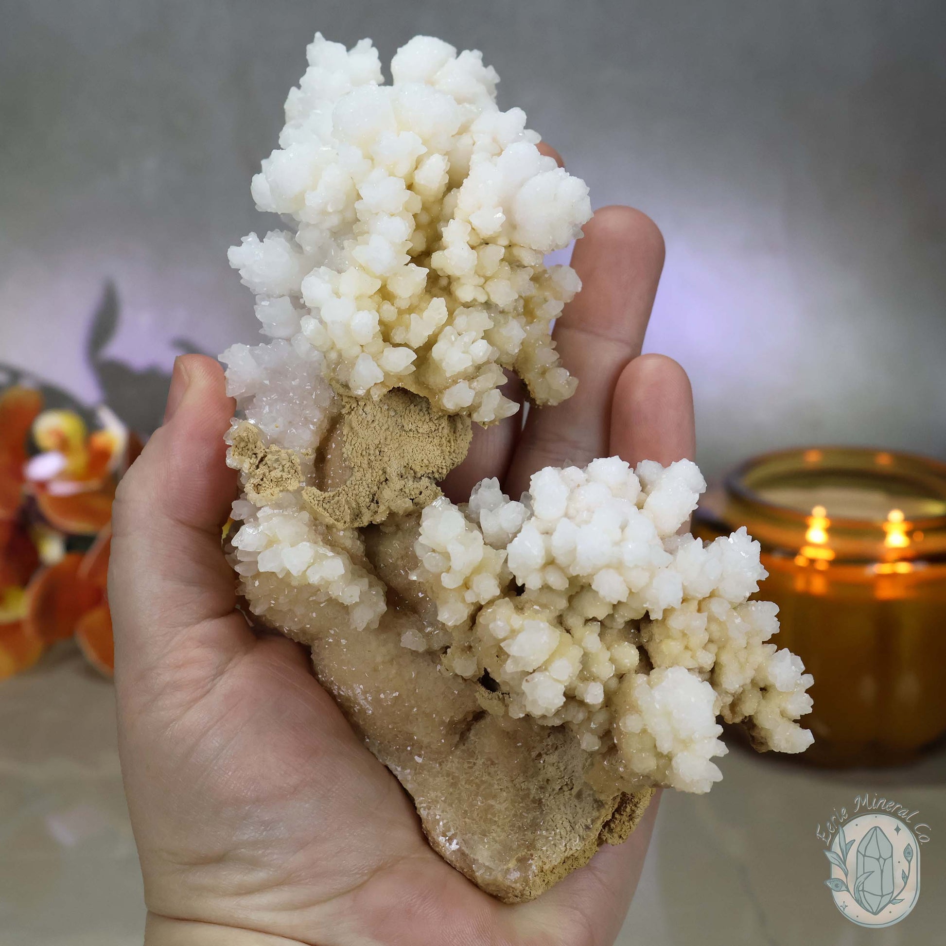 Druzy Calcite Cave Stalactite Specimen
