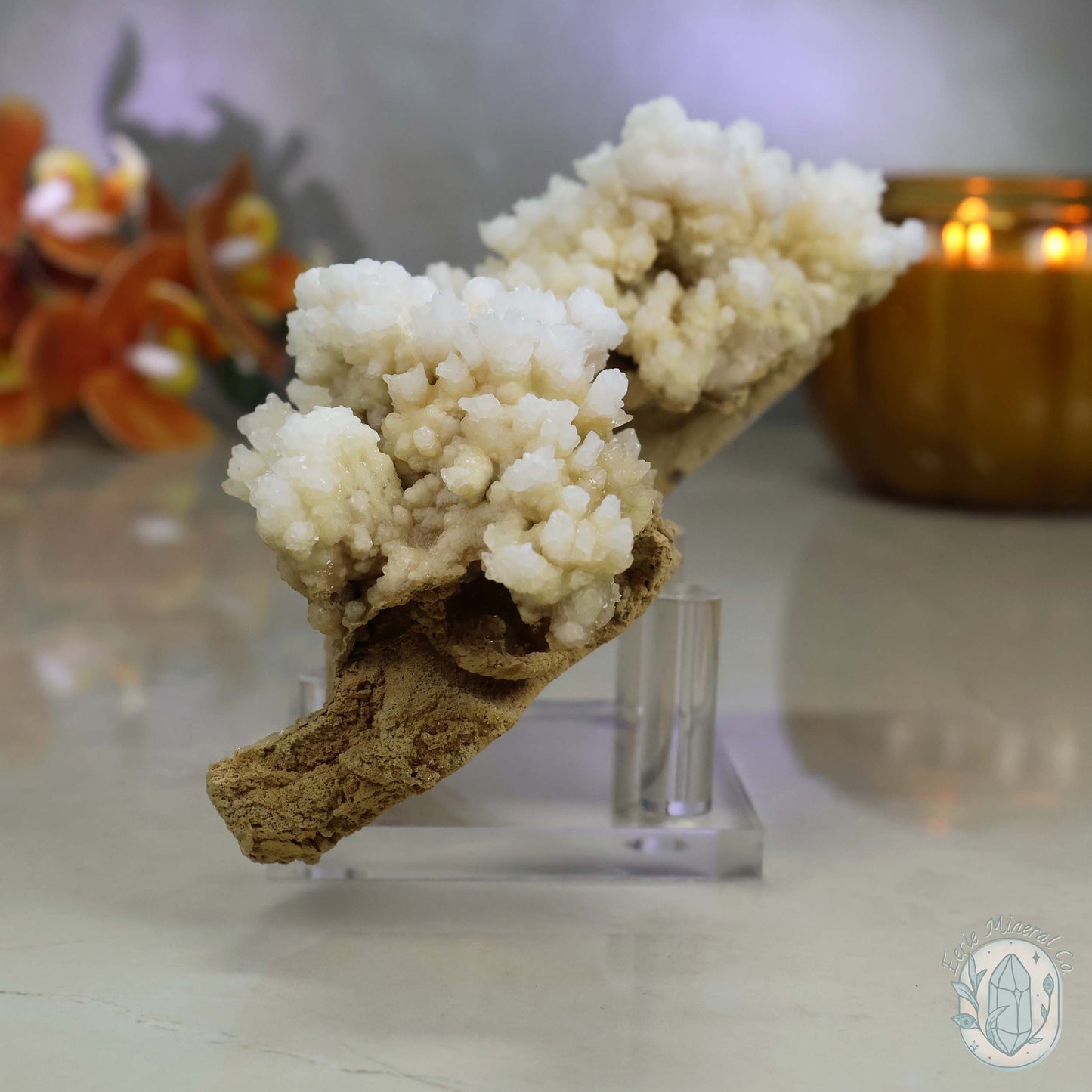 Druzy Calcite Cave Stalactite Specimen