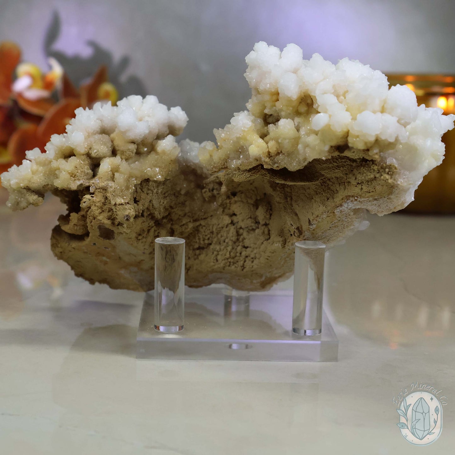 Druzy Calcite Cave Stalactite Specimen