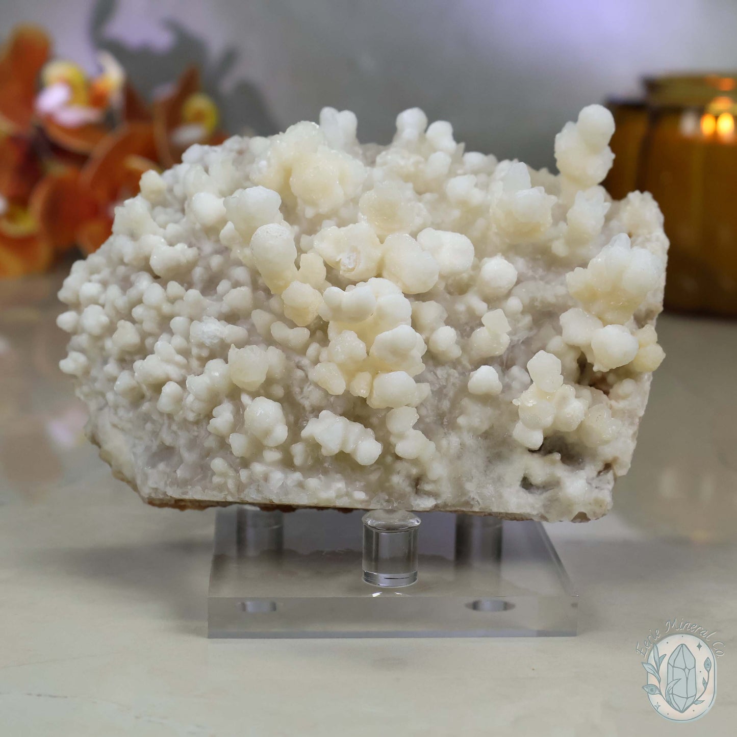 Creamy Colored Calcite Cave Stalactite Specimen