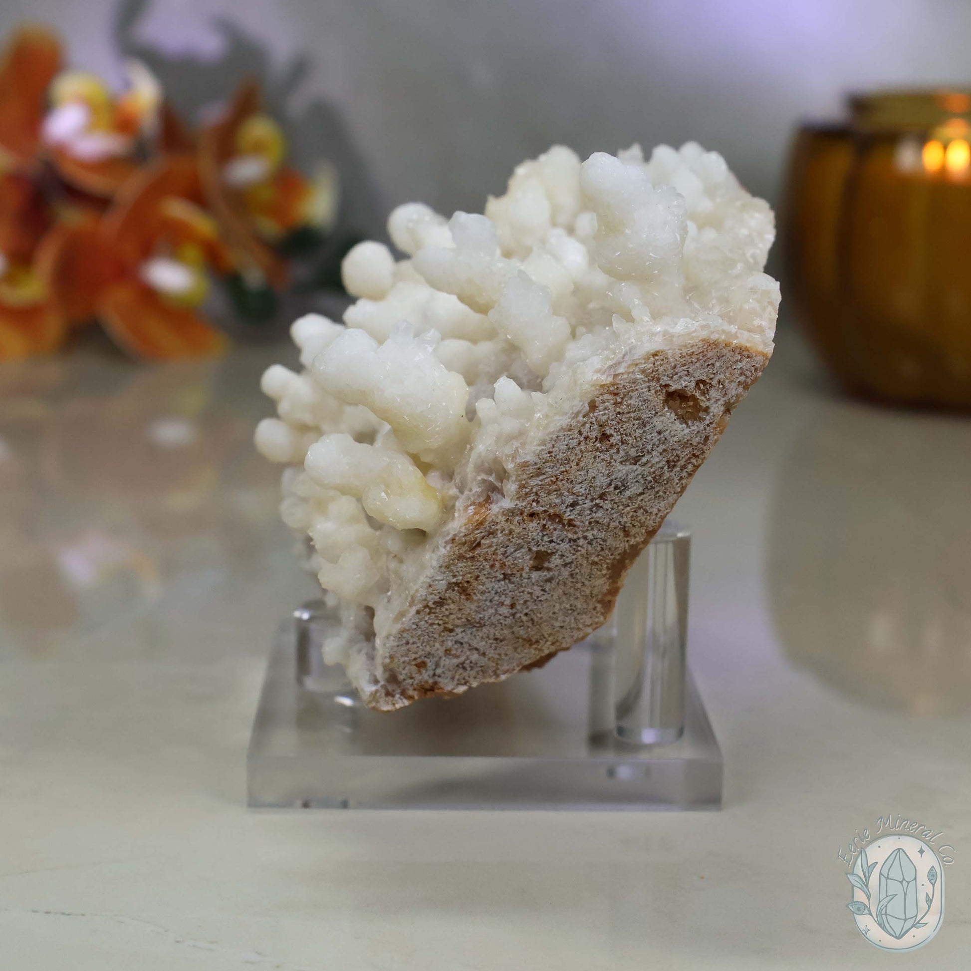 Creamy Colored Calcite Cave Stalactite Specimen