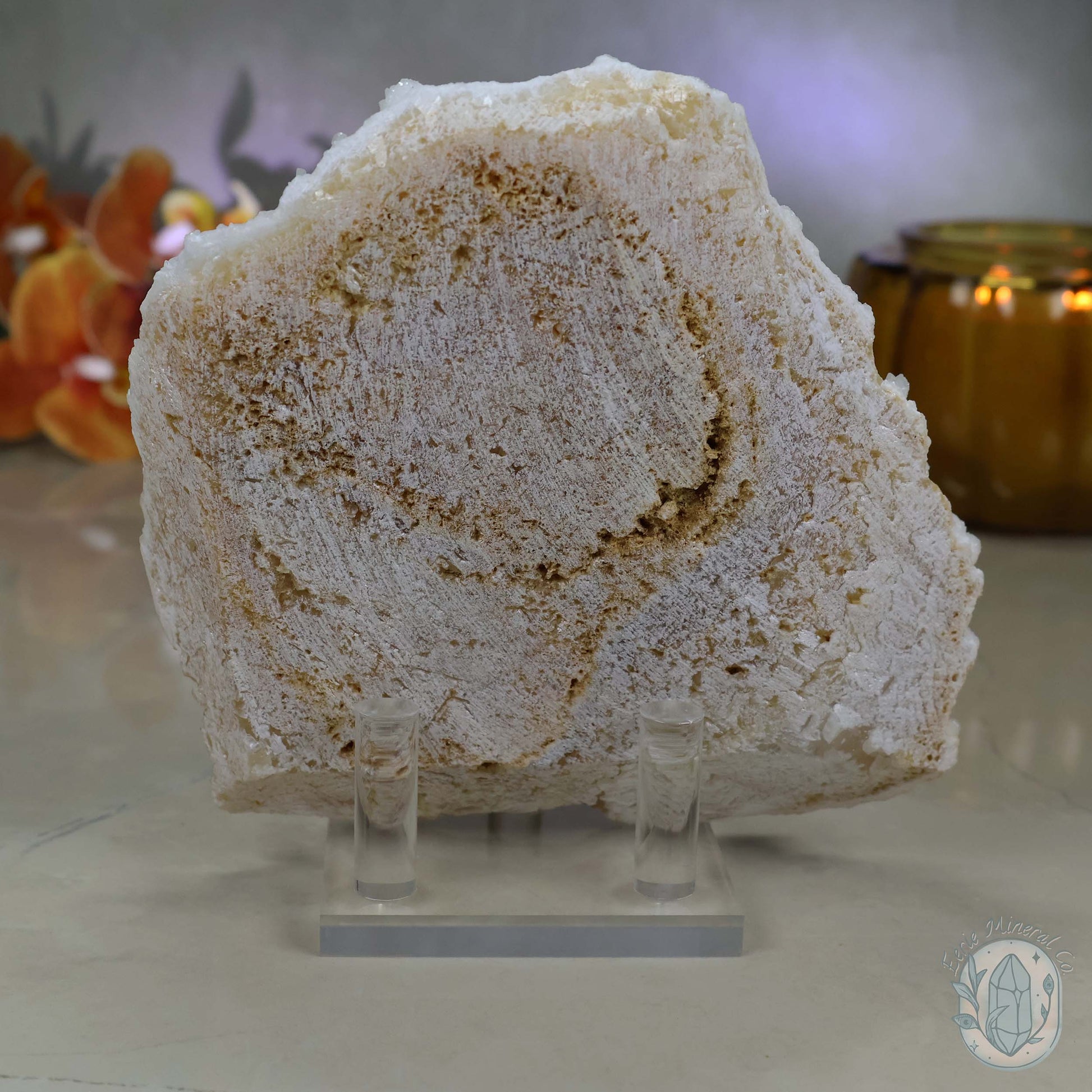 Druzy Calcite Cave Stalactite Specimen