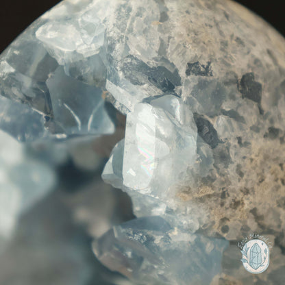 Celestite Geode Crystal Egg