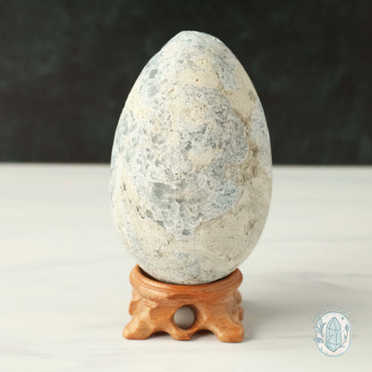 Celestite Geode Crystal Egg
