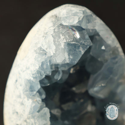 Celestite Geode Crystal Egg