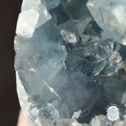 Celestite Geode Crystal Egg