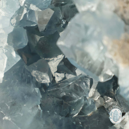 Celestite Geode Crystal Egg