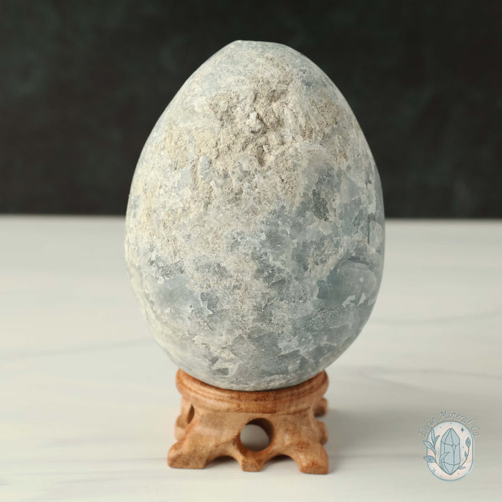 Celestite Geode Crystal Egg