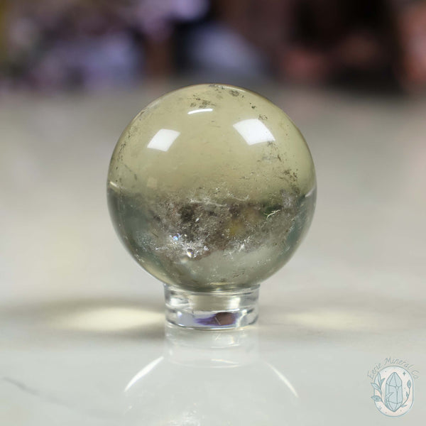 35mm Untreated Citrine Sphere From The Congo