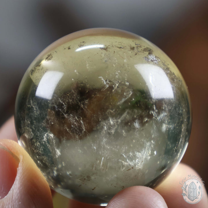 35mm Untreated Citrine Sphere From The Congo