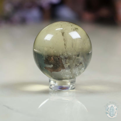 35mm Untreated Citrine Sphere From The Congo