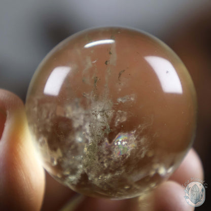 35mm Untreated Citrine Sphere From The Congo