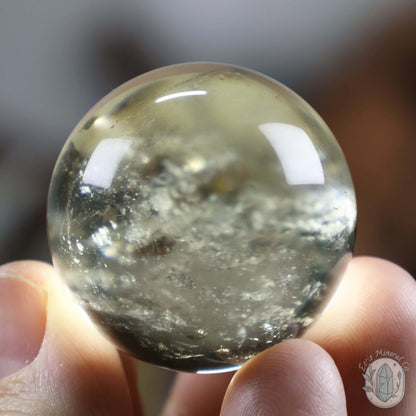 35mm Untreated Citrine Sphere From The Congo
