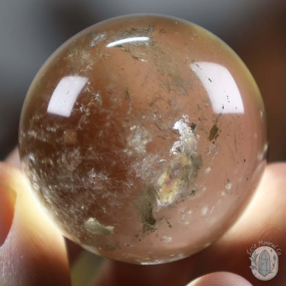 35mm Untreated Citrine Sphere From The Congo