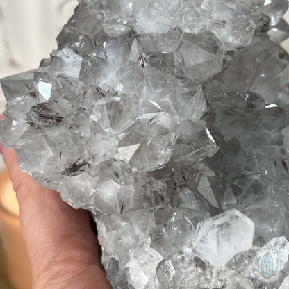 Brazilian Amethyst / Quartz with Goethite Inclusions Crystal Cluster