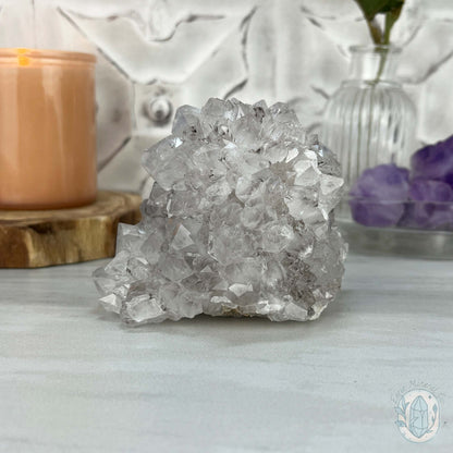 Brazilian Amethyst / Quartz with Goethite Inclusions Crystal Cluster