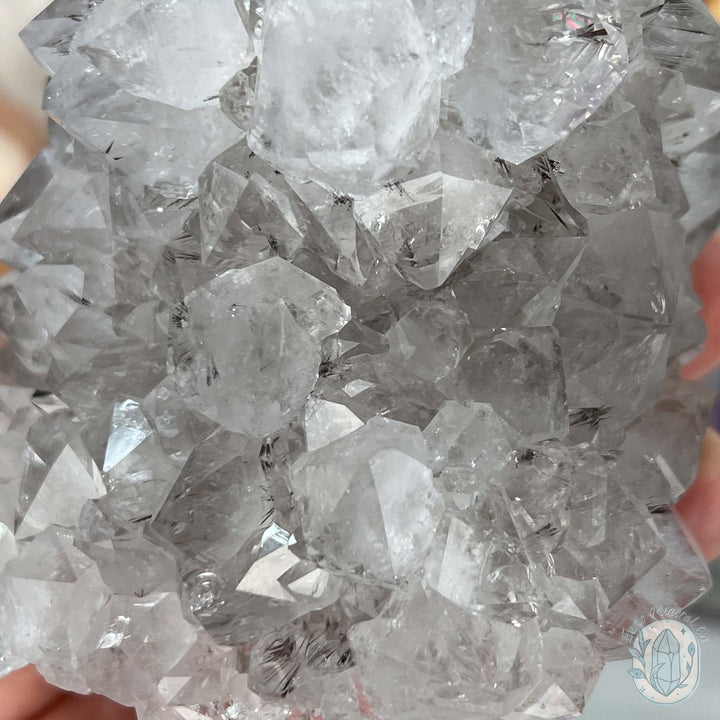 Brazilian Amethyst / Quartz with Goethite Inclusions Crystal Cluster