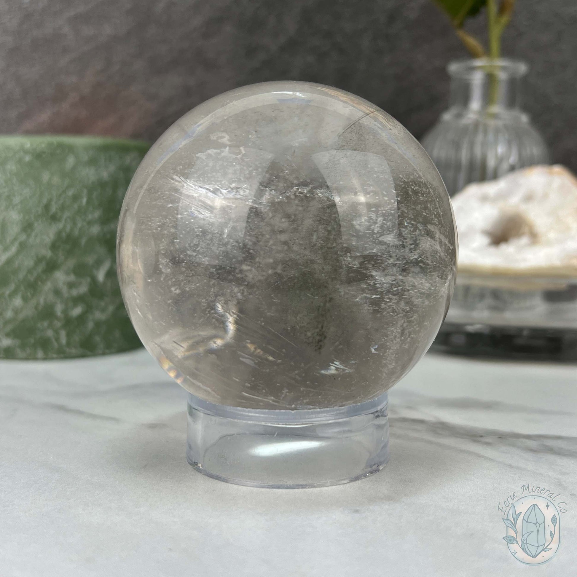 73mm Polished Clear Quartz Sphere