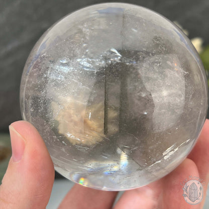 73mm Polished Clear Quartz Sphere