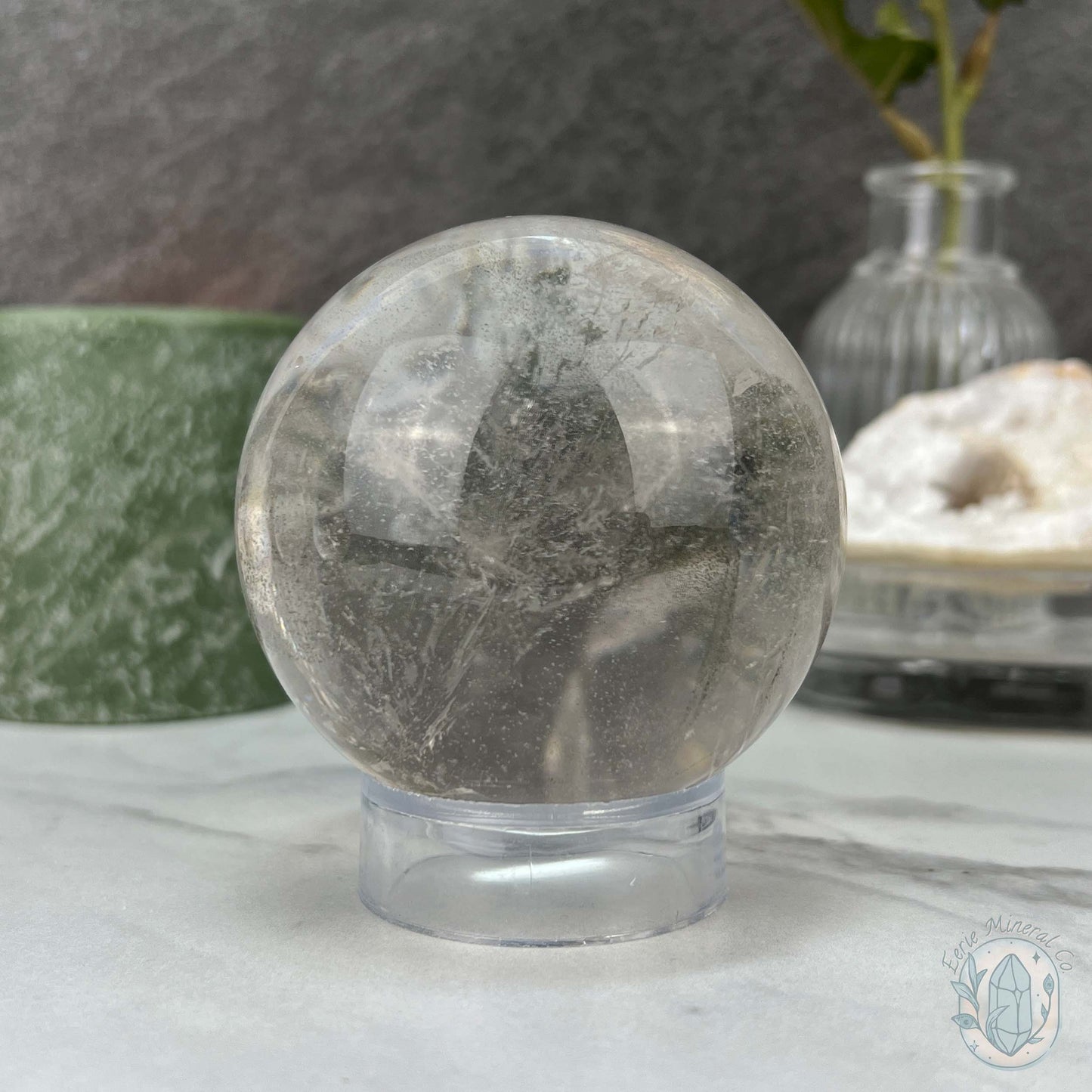 73mm Polished Clear Quartz Sphere