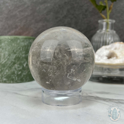73mm Polished Clear Quartz Sphere