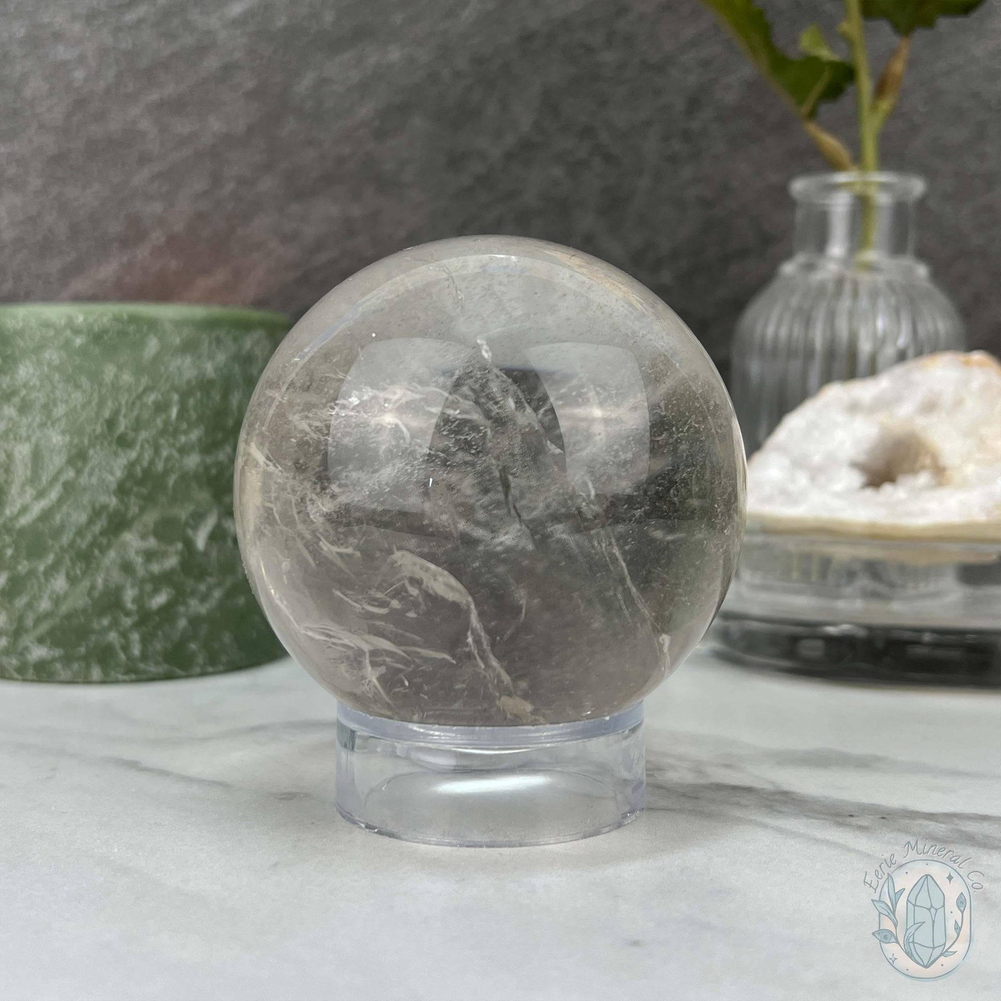 73mm Polished Clear Quartz Sphere